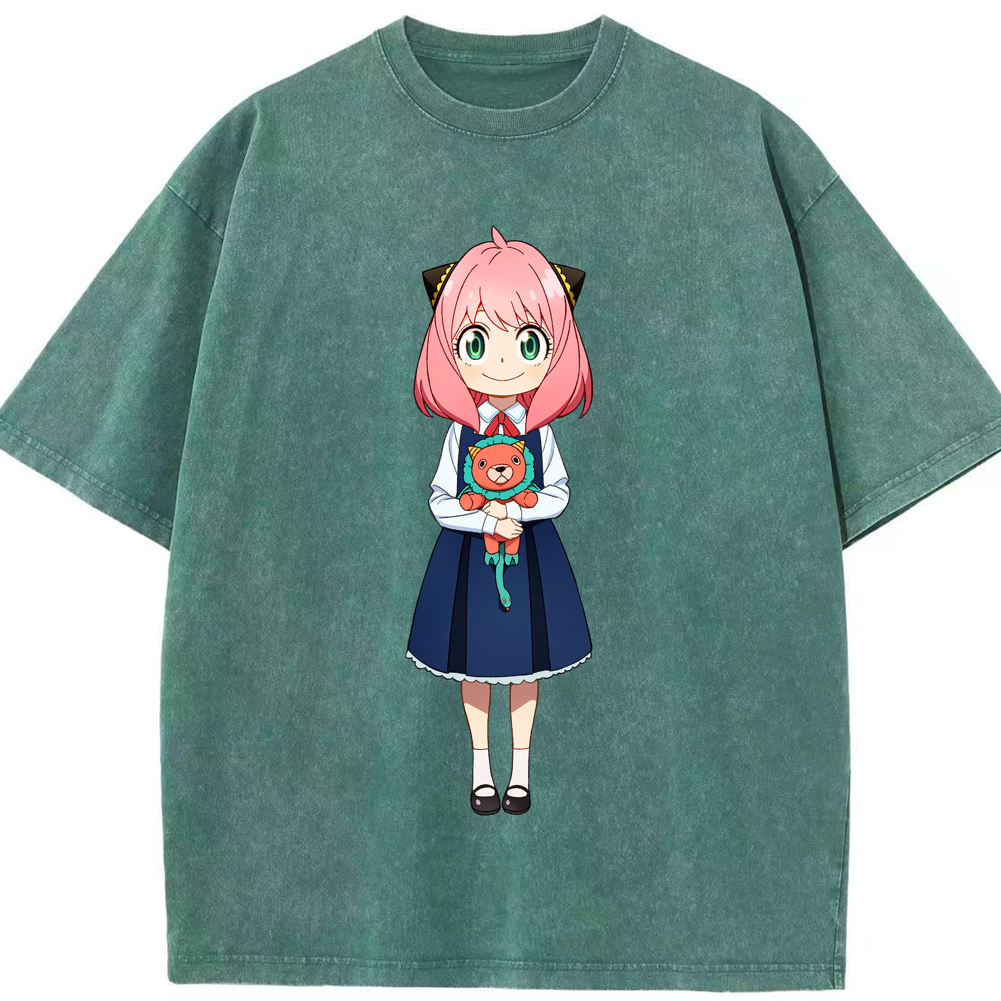 （画像用） SPY×FAMILY间谍家家酒 綿100% ヴィンテージ風 半袖Tシャツ（フロントプリント）